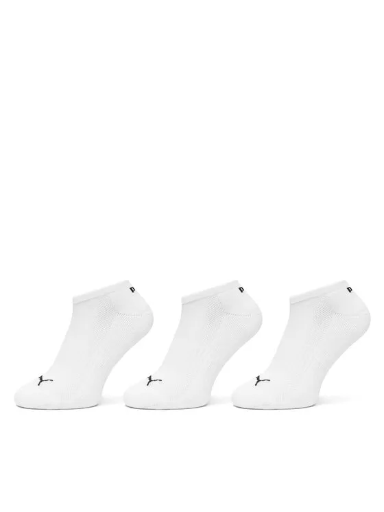 Puma Σετ 3 ζευγάρια κοντές κάλτσες unisex · Λευκό