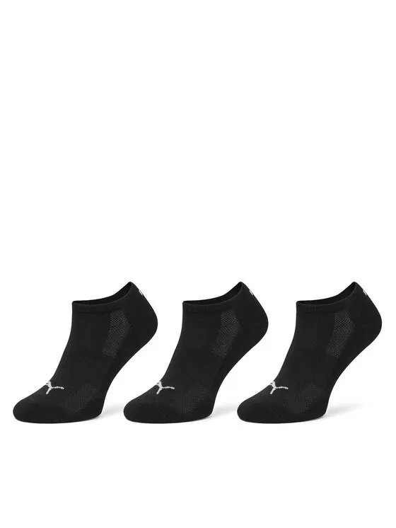 Puma Σετ 3 ζευγάρια κοντές κάλτσες unisex · Μαύρο