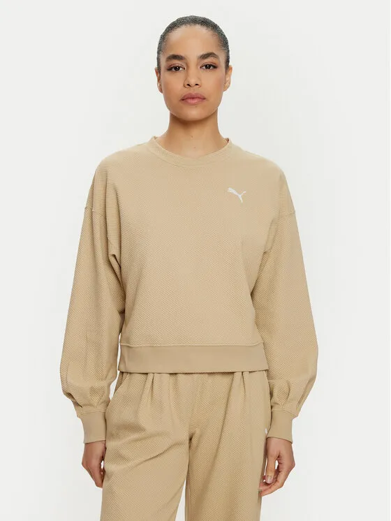 Puma Μπλούζα · Μπεζ · Regular Fit