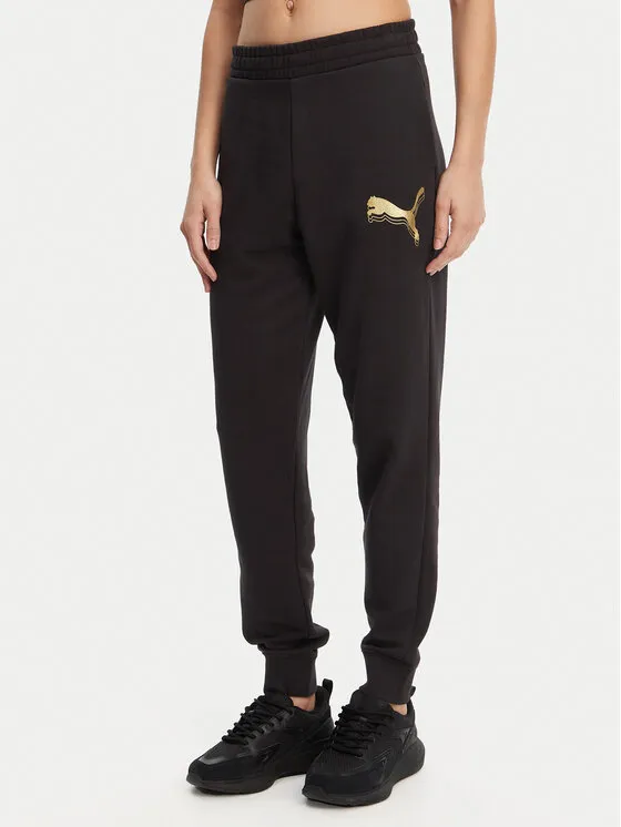 Puma Παντελόνι φόρμας · Μαύρο · Regular Fit