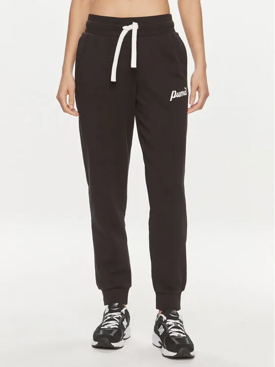 Puma Παντελόνι φόρμας · Μαύρο · Regular Fit