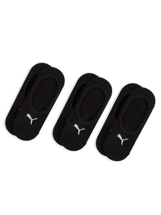 Puma Σετ 3 ζευγάρια κάλτσες σοσόνια γυναικεία · Μαύρο