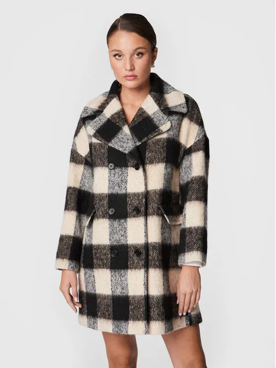 Red Valentino Μάλλινο παλτό · Μπεζ