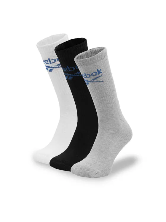 Σετ 3 ζευγάρια ψηλές κάλτσες unisex · Έγχρωμο