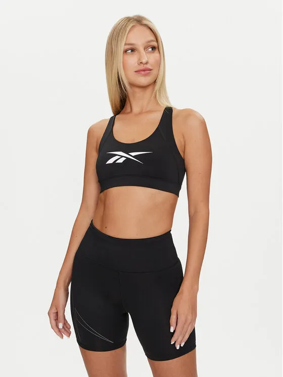 Reebok Σουτιέν τοπ · Μαύρο