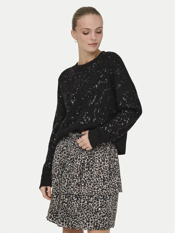 Πουλόβερ · Μαύρο · Regular Fit