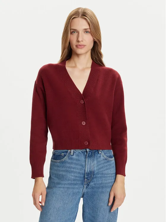 Ζακέτα · Μπορντό · Regular Fit