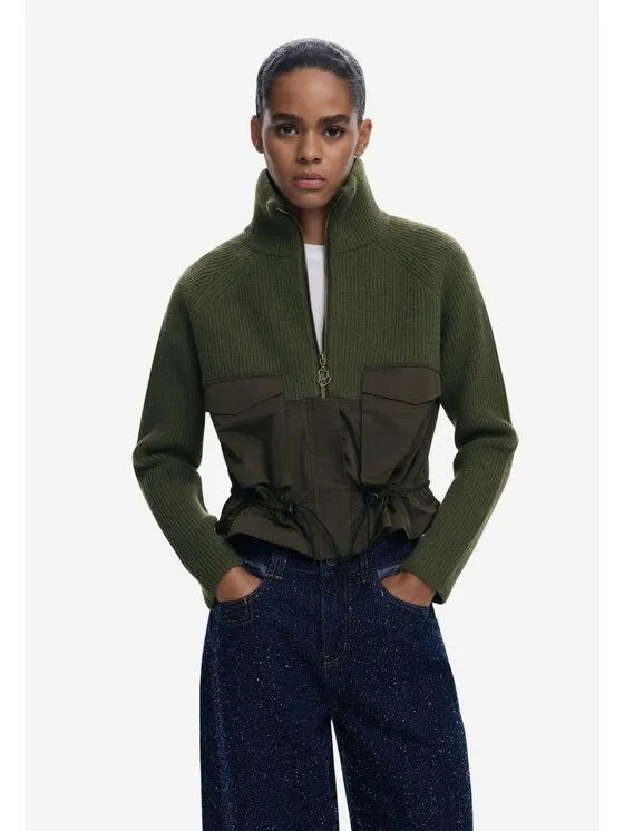 Ζακέτα · Πράσινο · Regular Fit