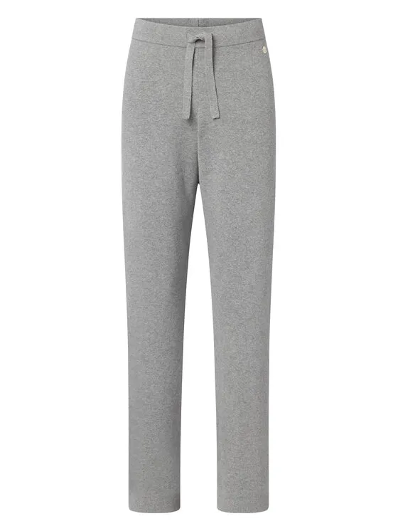 Πλεκτό παντελόνι · Γκρι · Regular Fit