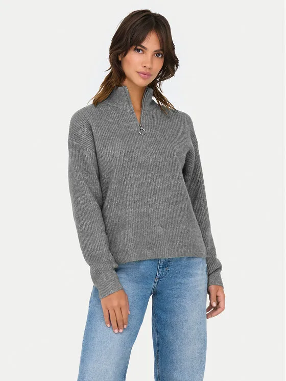 Πουλόβερ · Γκρι · Regular Fit