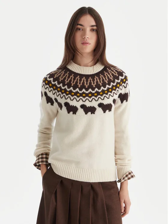 Πουλόβερ · Μπεζ · Regular Fit