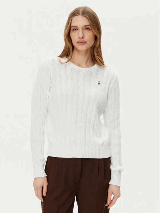Πουλόβερ · Λευκό · Regular Fit