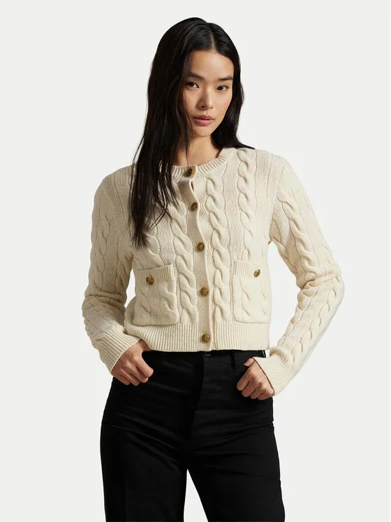 Ζακέτα · Εκρού · Regular Fit