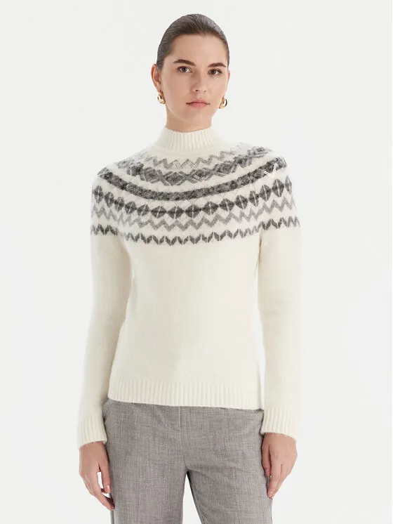 Πουλόβερ · Εκρού · Regular Fit