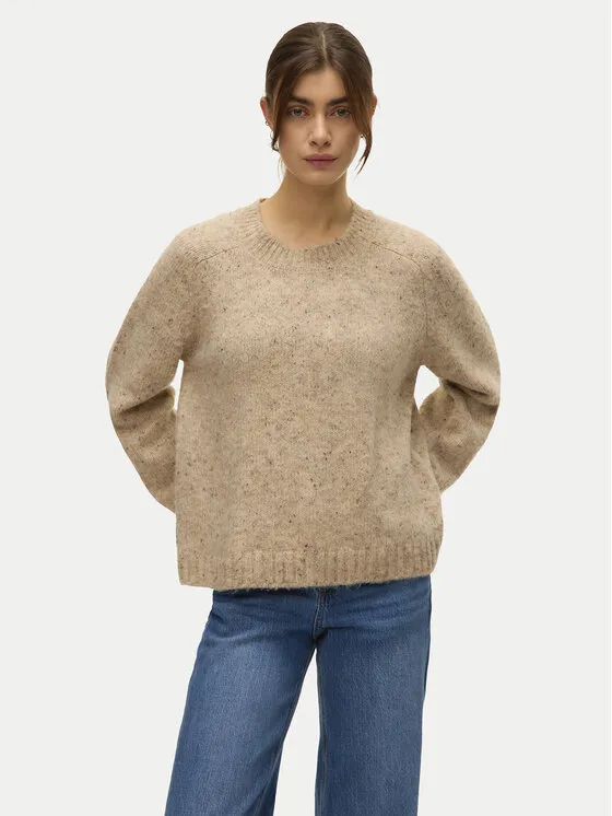 Πουλόβερ · Μπεζ · Regular Fit