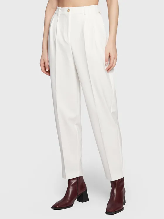 Παντελόνι υφασμάτινο · Λευκό · Regular Fit