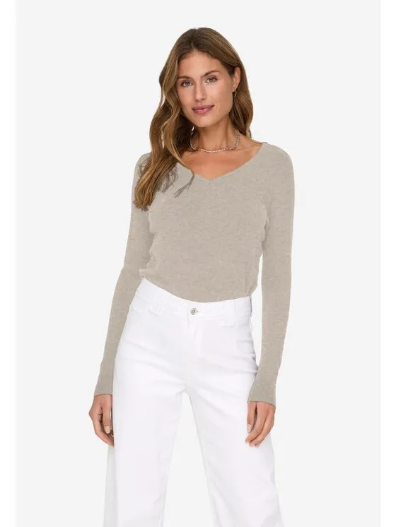 Πουλόβερ · Μπεζ · Regular Fit