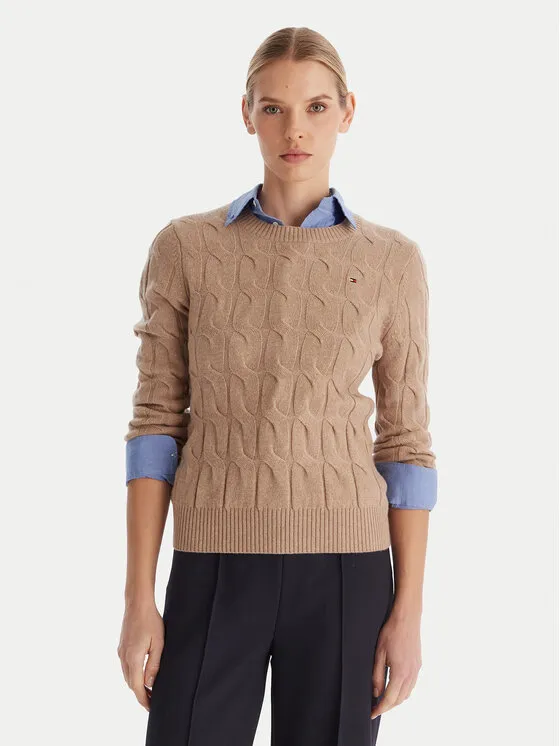 Πουλόβερ · Μπεζ · Regular Fit