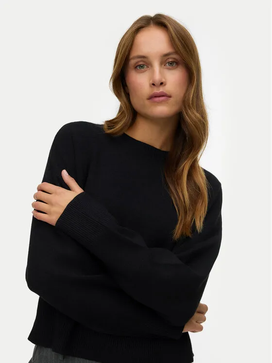Πουλόβερ · Μαύρο · Regular Fit