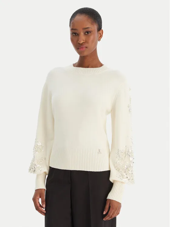 Πουλόβερ · Εκρού · Regular Fit