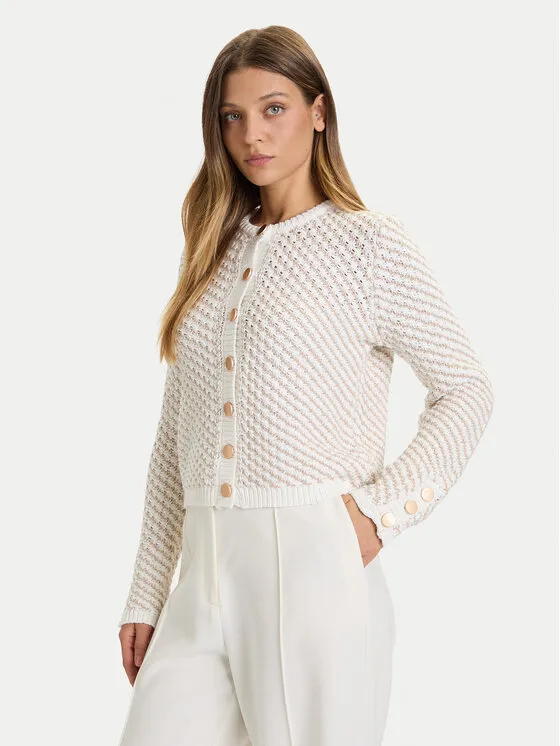 Ζακέτα · Εκρού · Regular Fit
