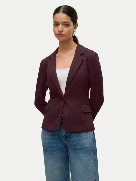 Σακάκι · Μωβ · Regular Fit