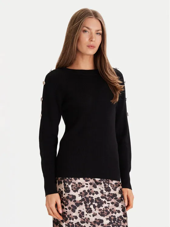 Πουλόβερ · Μαύρο · Regular Fit