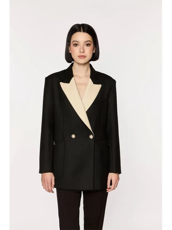 Σακάκι · Μαύρο · Regular Fit