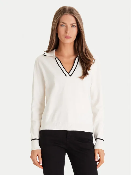 Πουλόβερ · Εκρού · Regular Fit