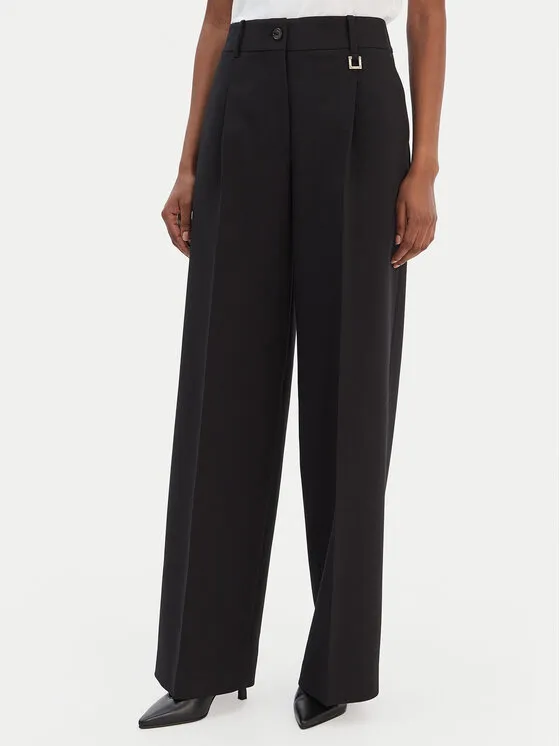 Παντελόνι υφασμάτινο · Μαύρο · Regular Fit