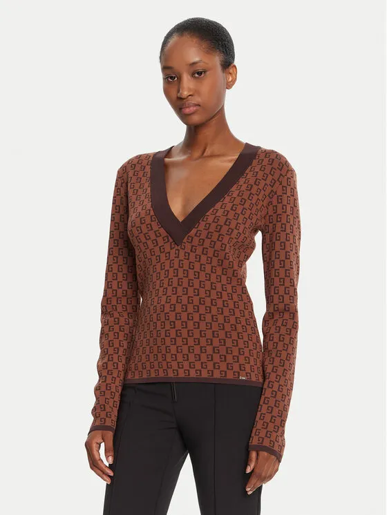 Πουλόβερ · Καφέ · Regular Fit