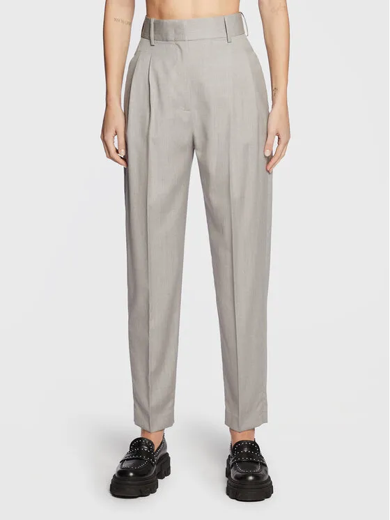 Παντελόνι υφασμάτινο · Γκρι · Regular Fit