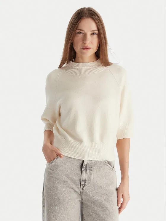 Πουλόβερ · Εκρού · Regular Fit