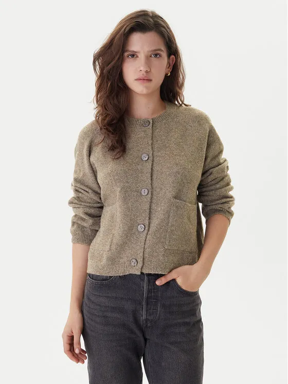 Ζακέτα · Μπεζ · Regular Fit