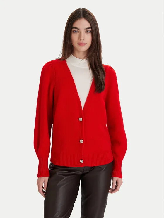 Ζακέτα · Κόκκινο · Regular Fit