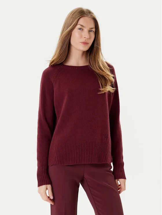 Πουλόβερ · Μπορντό · Regular Fit