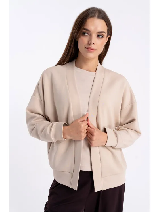 Ζακέτα · Μπεζ · Regular Fit