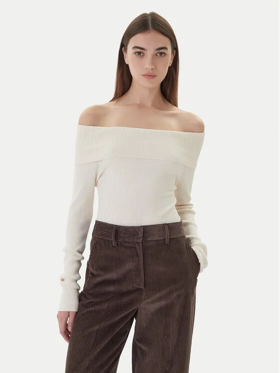 Πουλόβερ · Εκρού · Regular Fit