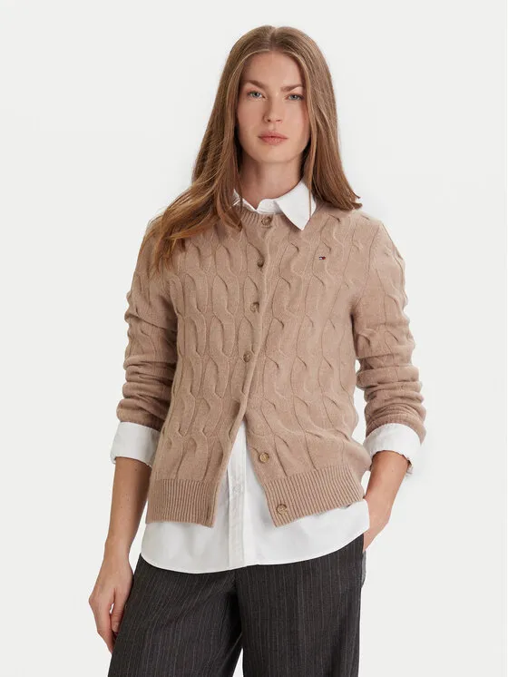 Ζακέτα · Μπεζ · Regular Fit