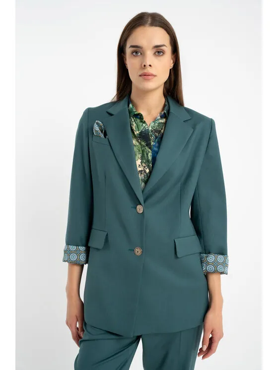 Σακάκι · Πράσινο · Regular Fit