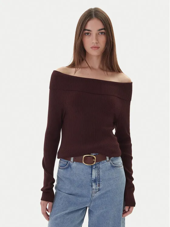 Πουλόβερ · Μπορντό · Regular Fit
