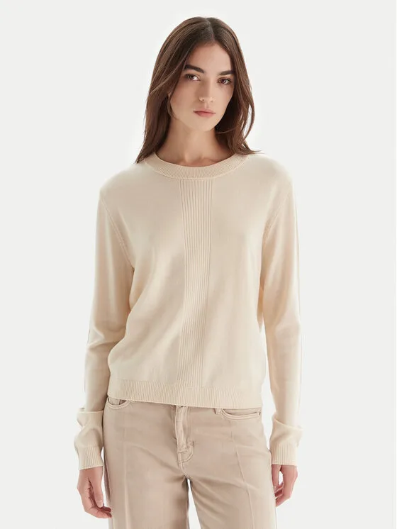 Πουλόβερ · Εκρού · Regular Fit