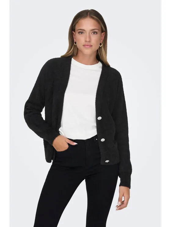 Ζακέτα · Μαύρο · Regular Fit