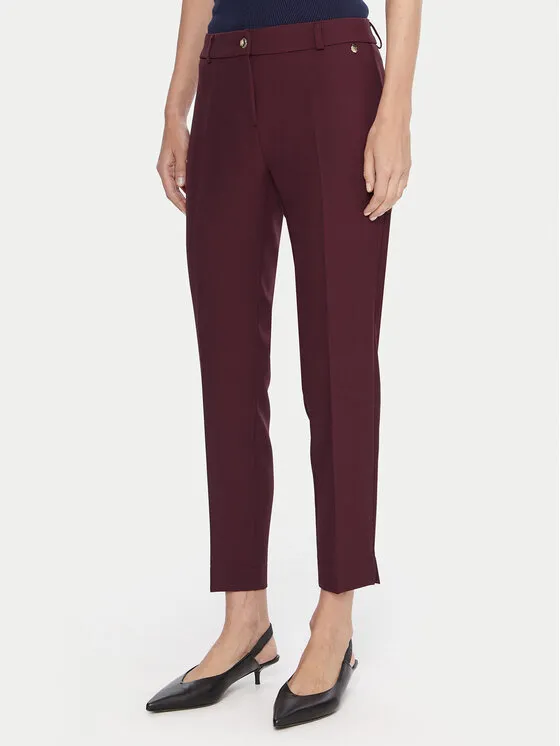 Παντελόνι γυναικείο · Μπορντό · Regular Fit