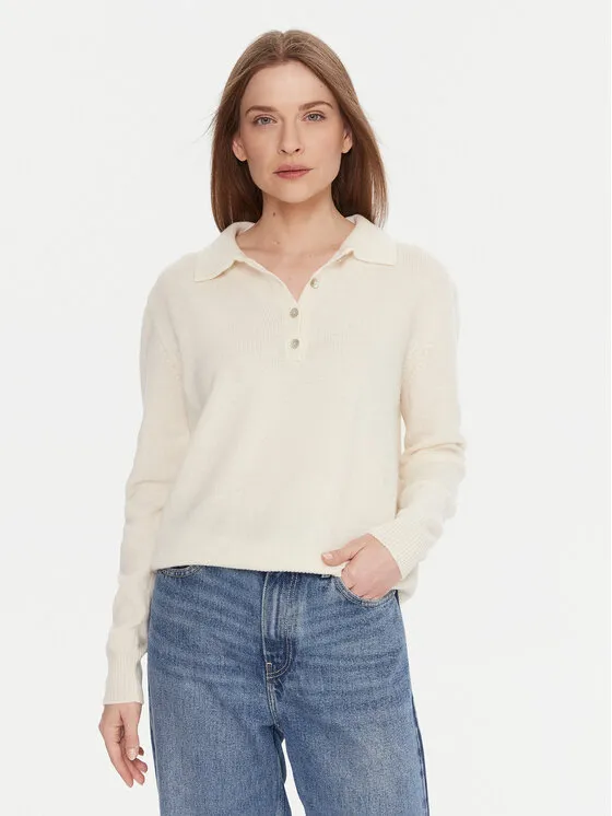 Πουλόβερ · Εκρού · Regular Fit