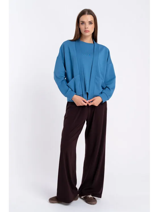 Ζακέτα · Μπλε · Regular Fit