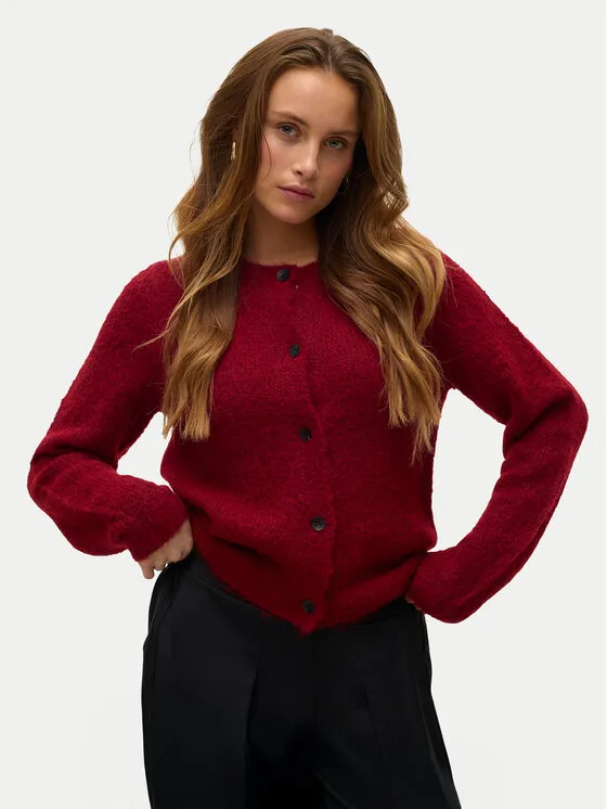 Ζακέτα · Κόκκινο · Regular Fit