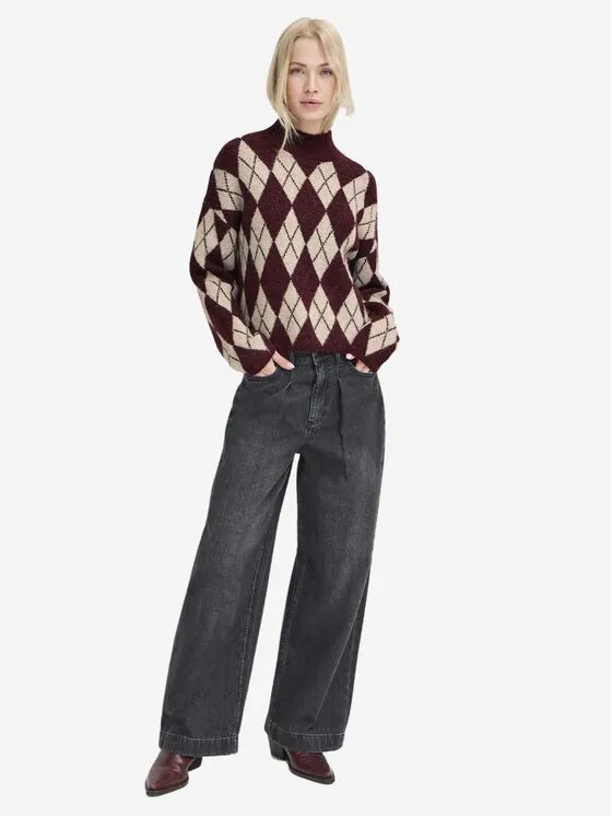 Πουλόβερ · Μπορντό · Regular Fit