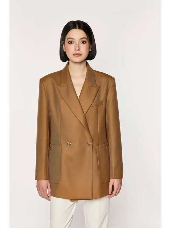 Σακάκι · Καφέ · Regular Fit