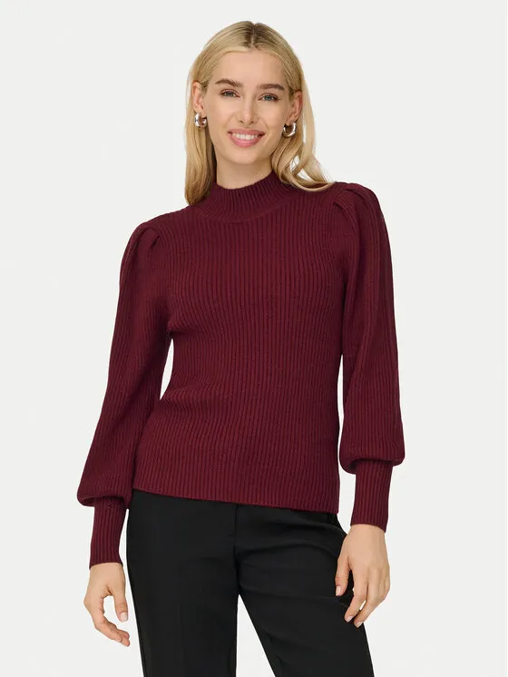 Πουλόβερ · Μπορντό · Regular Fit